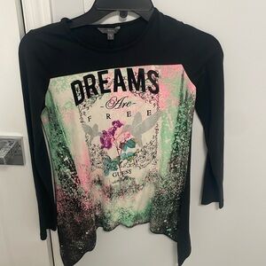Black Guess long sleeve shirt